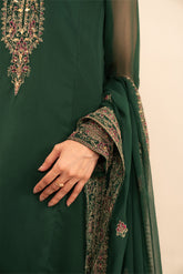 3 Piece Chiffon Embroidered (FL0025)